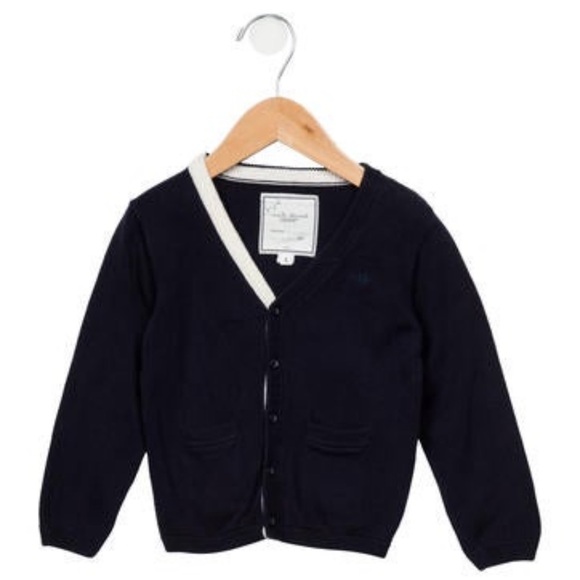 Marie Chantal Boys Lightweight V-Neck Cardigan Size - Picture 1 of 2